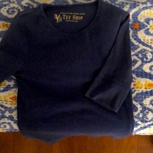 Victoria Secret Vintage 100%Cotton Blue Top